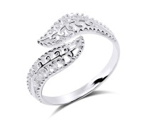 Ornately Design Silver Ring NSR-546